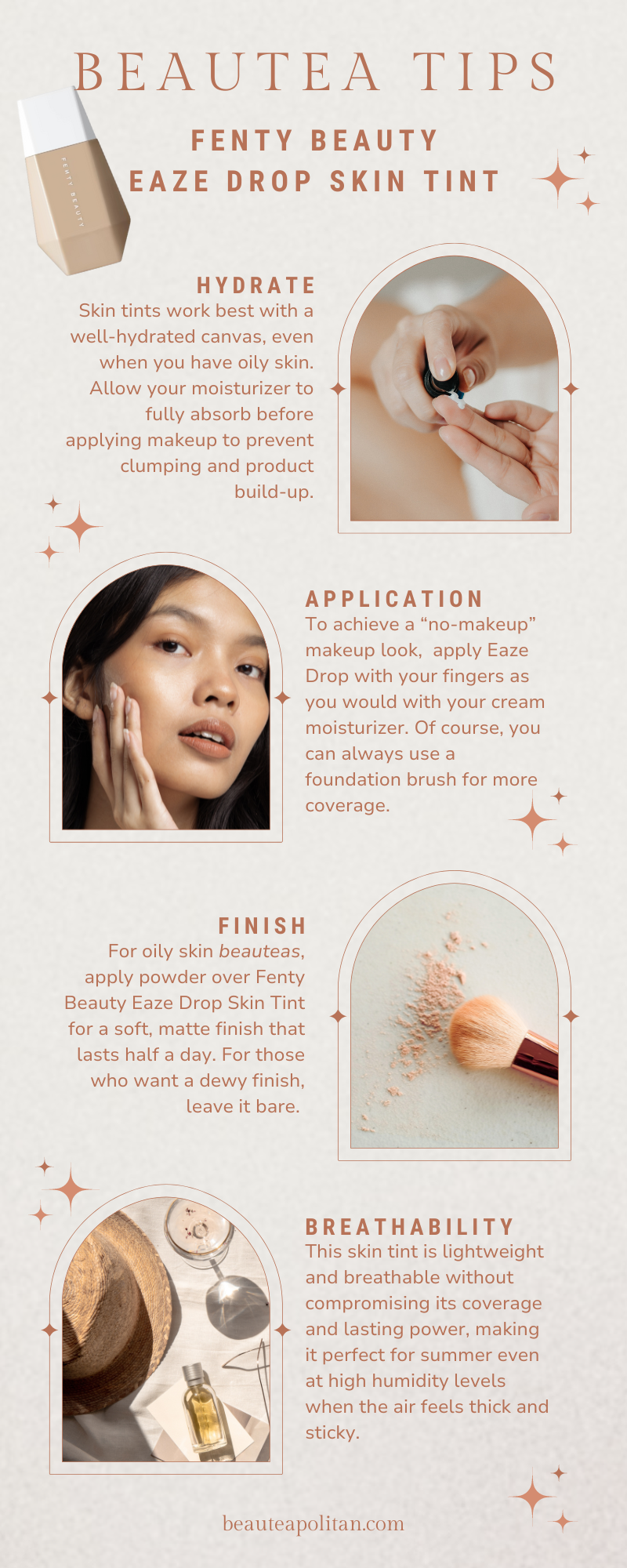 Fenty Beauty Eaze Drop Skin Tint beauty tips
